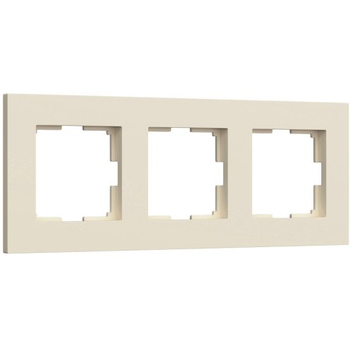 Рамка универсальная Werkel Slab 3-м. айвори матовый картинка